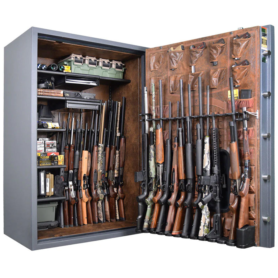 Browning Safes Pro Series TL-30 in Textured Charcoal, loaded interior.