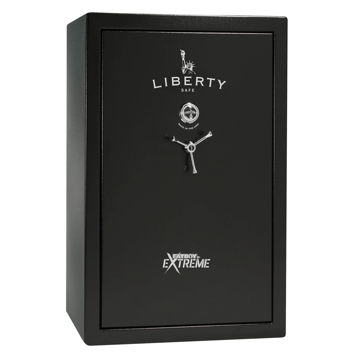 Fatboy Jr. Series | 48XT | Level 4 Security | 75 Minute Fire Protection | Dimensions: 60.5&quot;(H) x 42&quot;(W) x 22&quot;(D) | Up to 48 Long Guns | Black Textured | Mechanical Lock